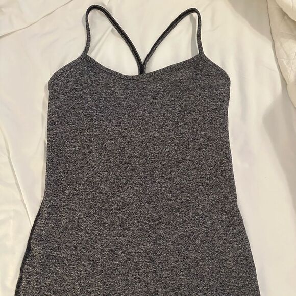 NWOT Lululemon Grey Spaghetti Strap Racerback Tank Size 10 - Picture 4 of 10